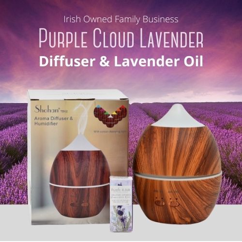 Aromatherapy Diffuser and Lavender Essential Oil
