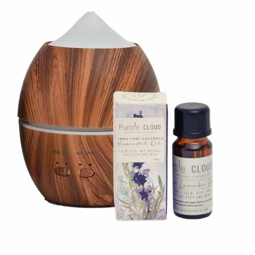 Aromatherapy Diffuser and Lavender Essential Oil