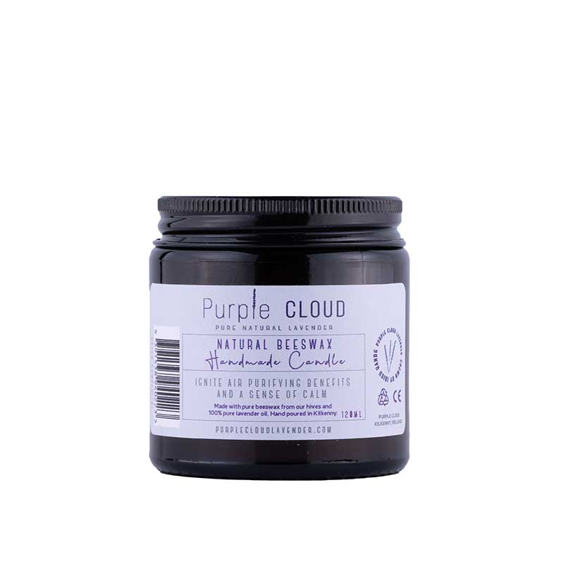 Lavender Natural Beeswax Candle 120ml