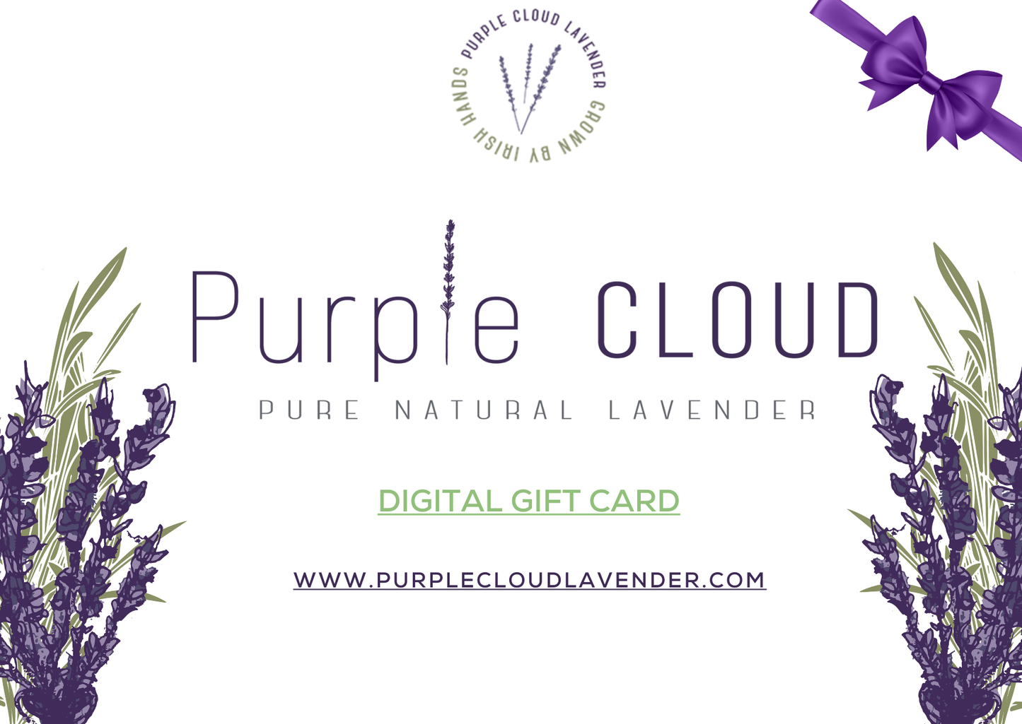 Purple Cloud Natural Lavender Digital Gift Card