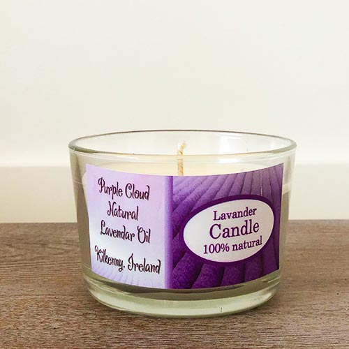 Lavender Aromatherapy Candle - Purple Cloud Lavender